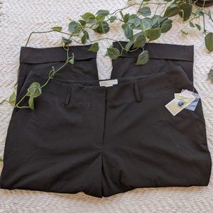 NWT Michael Kors Black Capri Slacks 20W